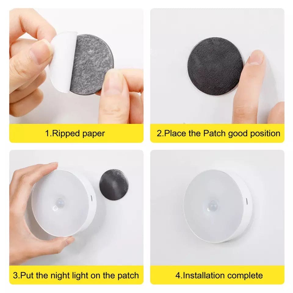 Motion Sensor Night Lamp, Magnetic Body Induction Lamp, Wireless Hook Magnetic Closet Bedroom Wall Lamp Motion Sensor Night Lamp, Magnetic Body Induction Lamp, Wireless Hook Magnetic Closet Bedroom Wall Lamp